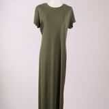 Robe longue à fentes latérales