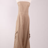 Combinaison bustier style cargot