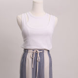 Camisole doublée à encolure ronde