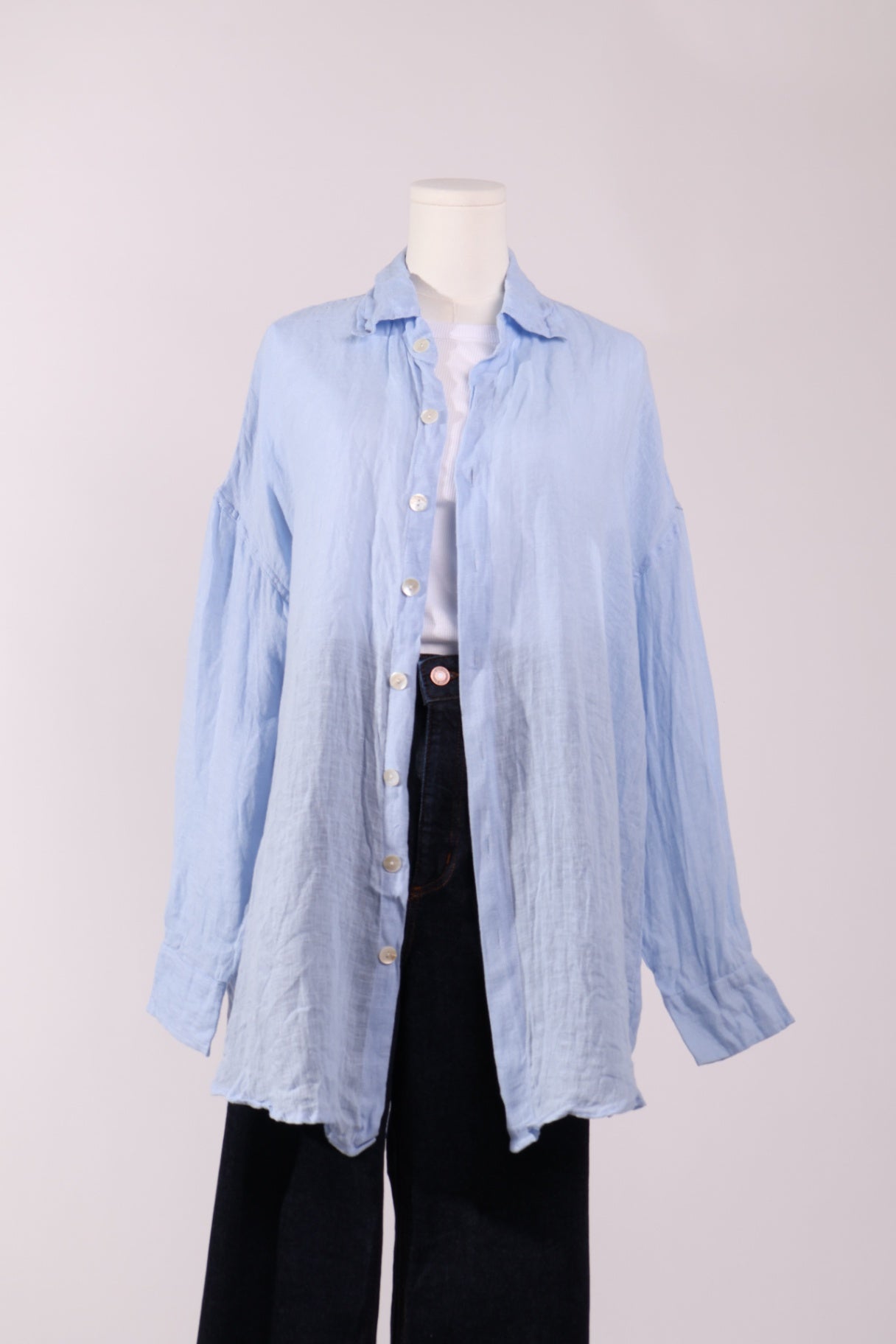 Chemise boyfriend Playa en lin