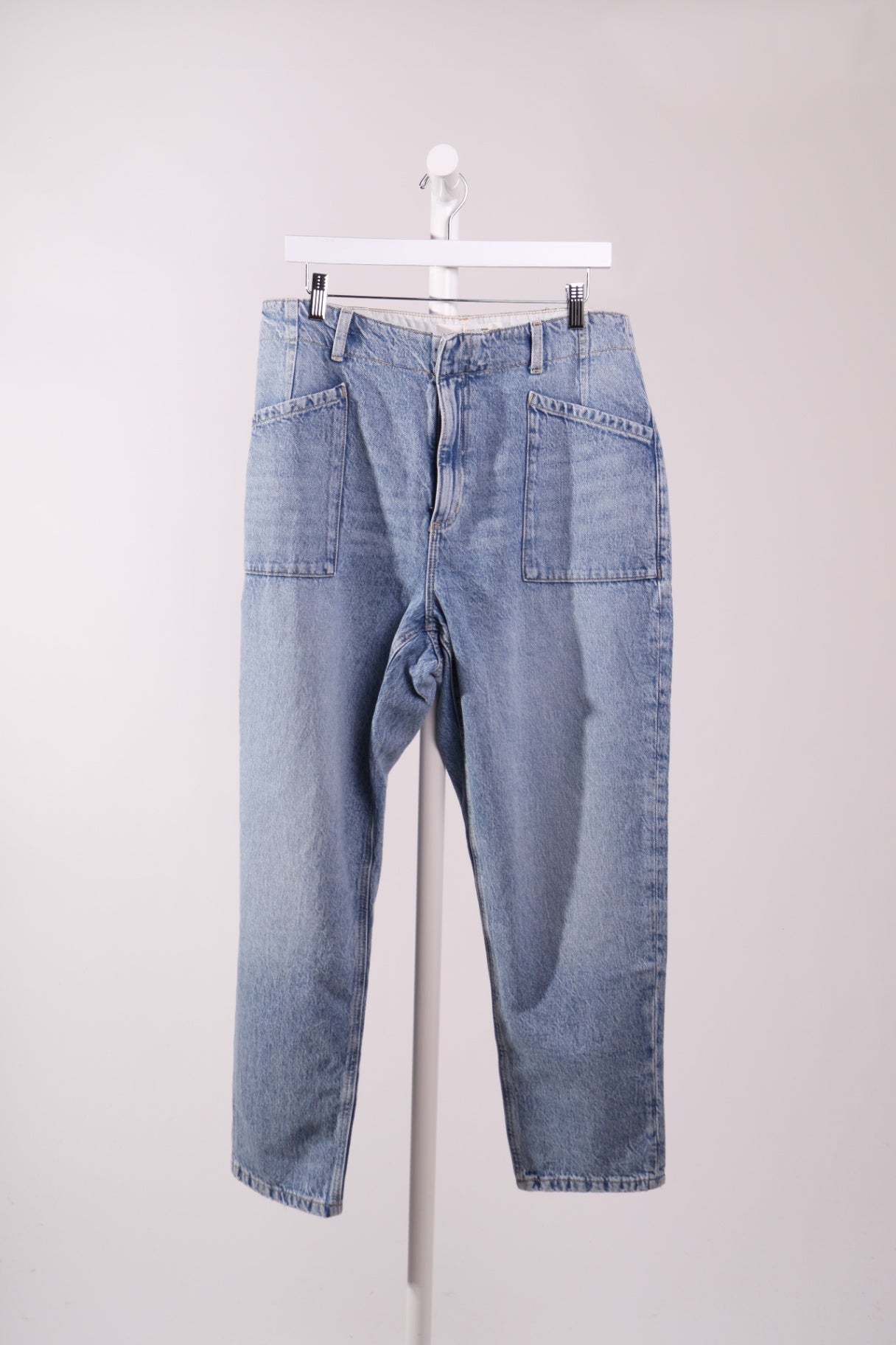 «Mom» Jean en denim Claudia à poches