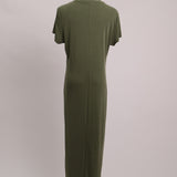 Robe longue à fentes latérales