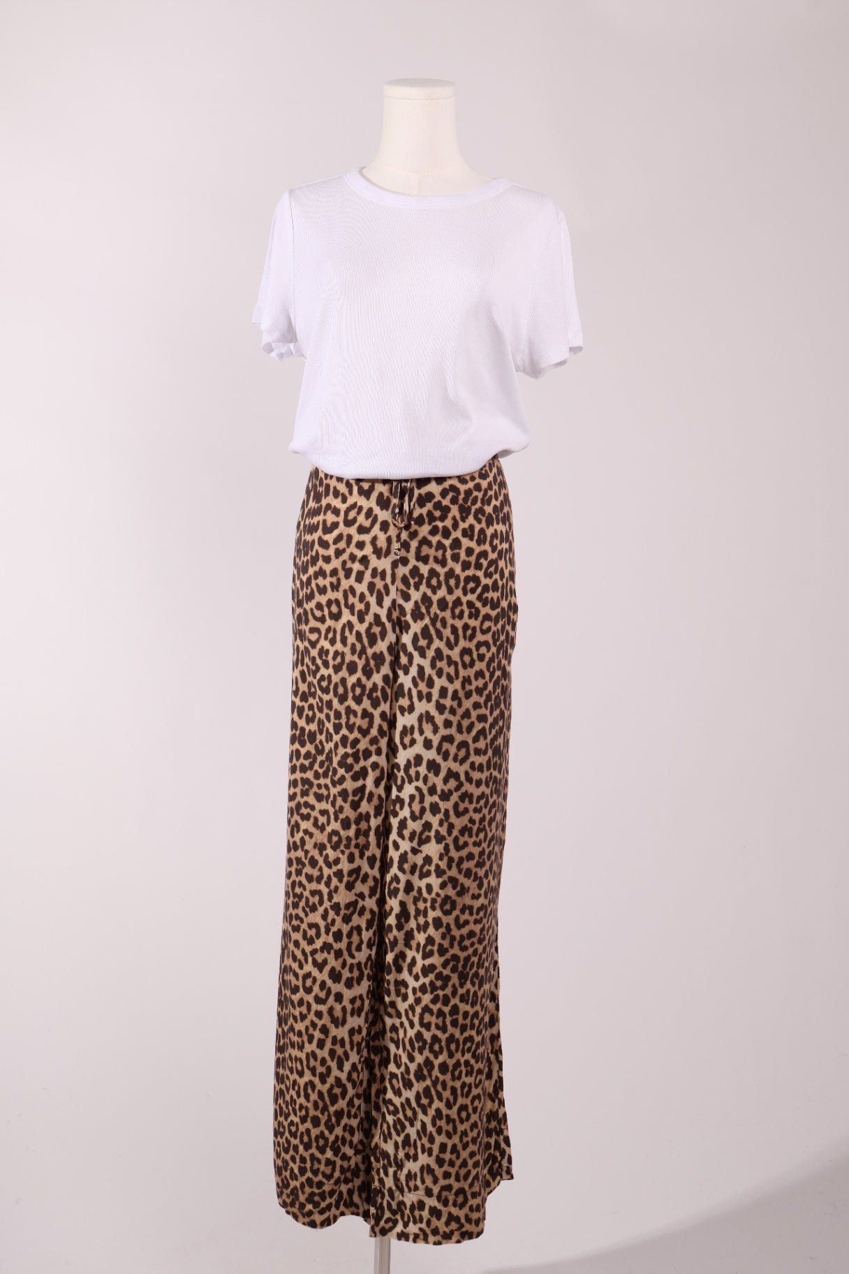 Pantalon fluide léopard