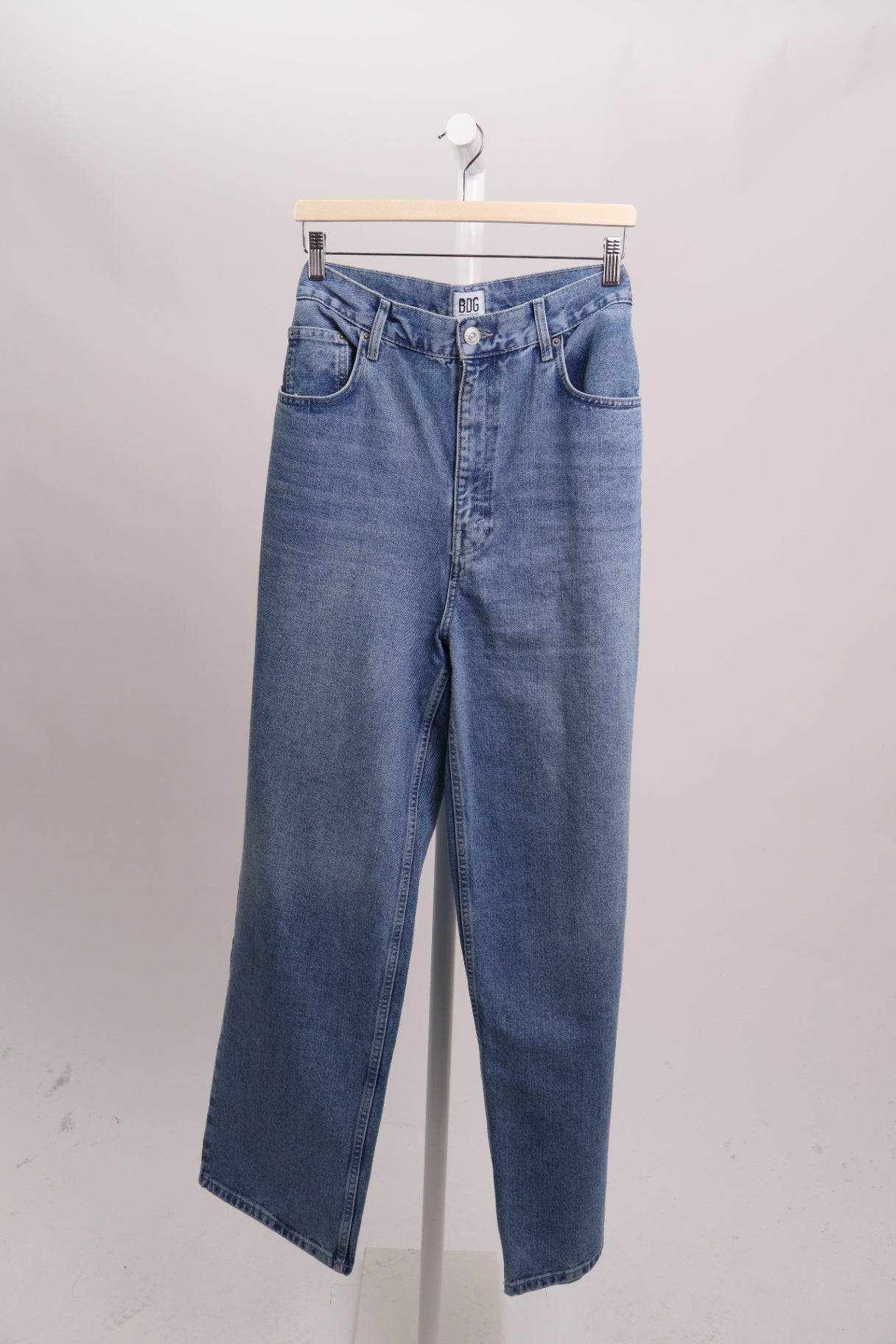Jean BDG taille haute jambe large