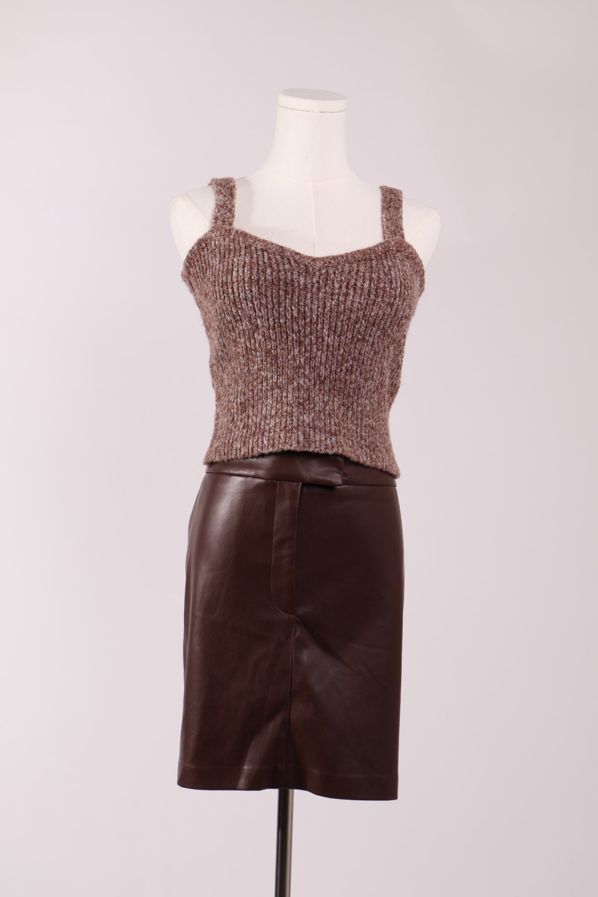 Camisole en maille à bretelles larges