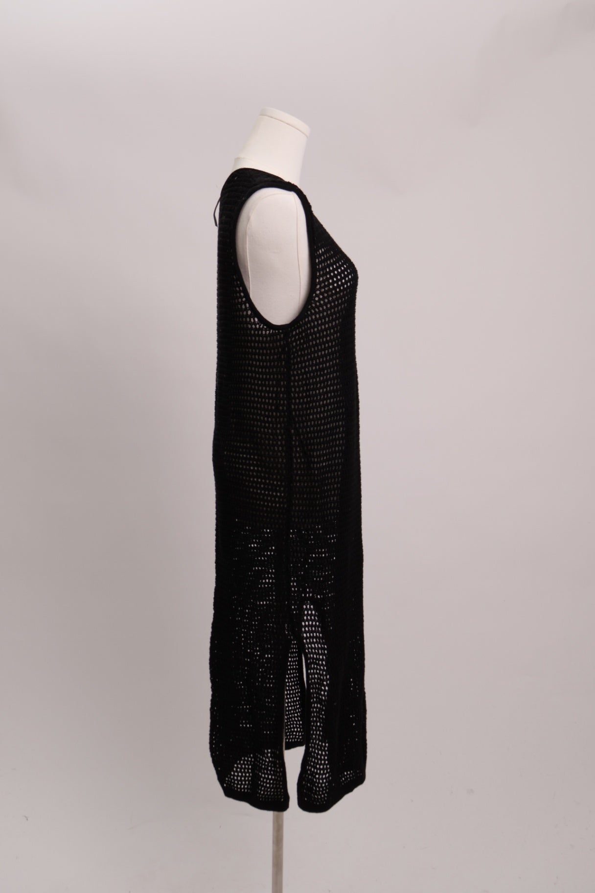 Cache-Maillot en crochet ajouré sans manches