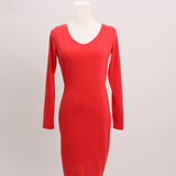 Robe midi dos ouvert