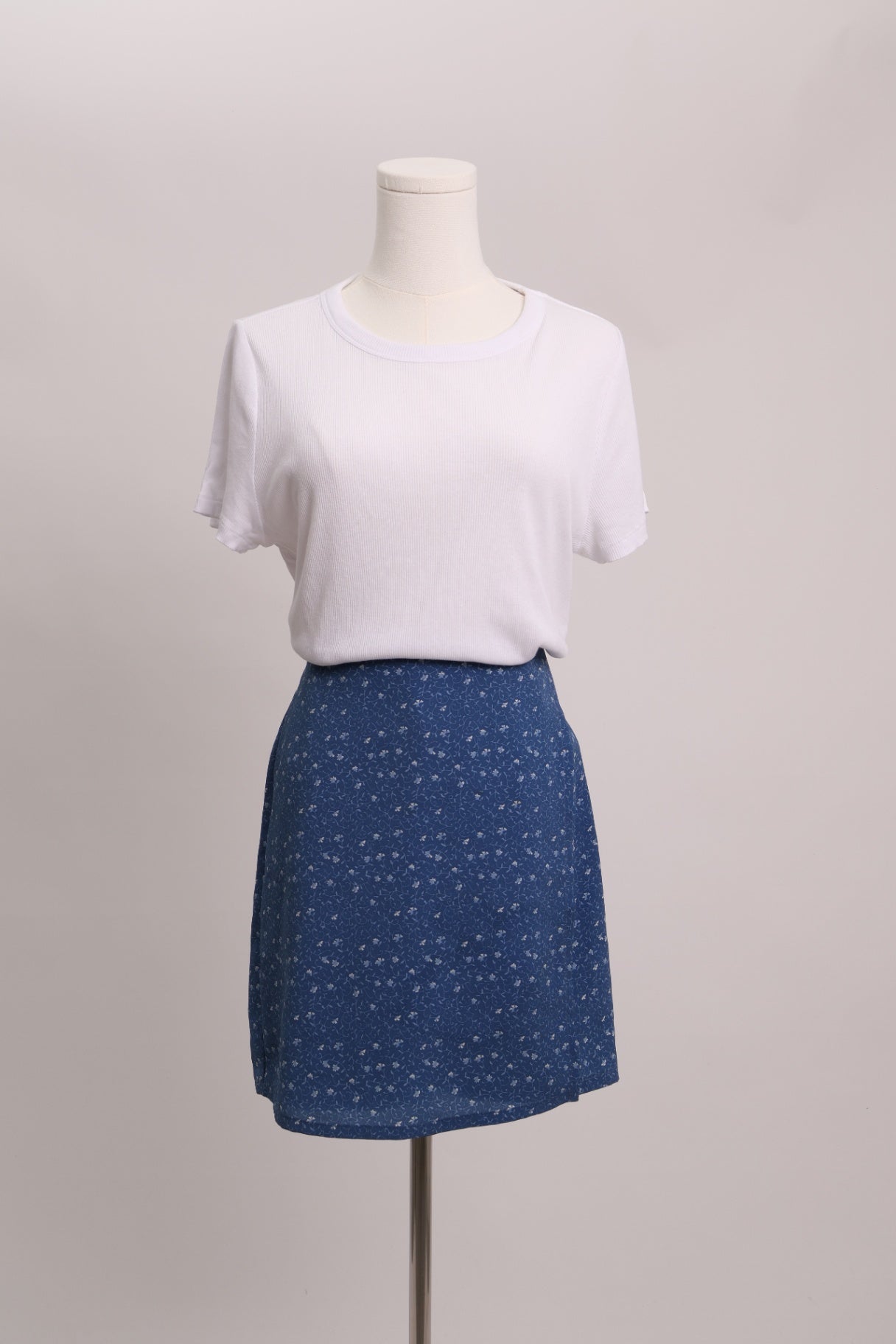 Jupe-culotte portefeuille à fleurs délicates