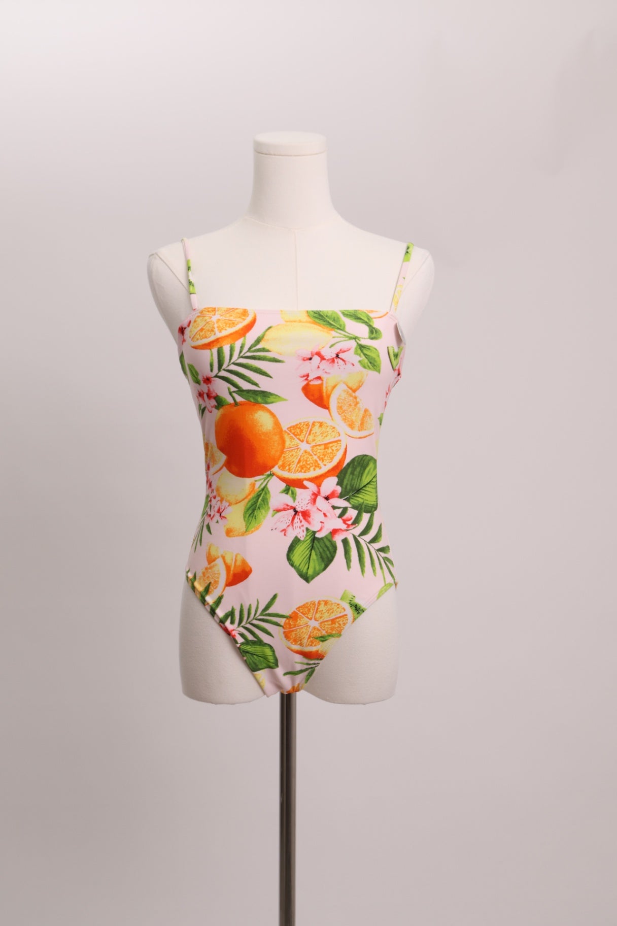 Maillot une-pièce fruits tropicaux