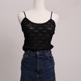 Camisole dentelle transparente