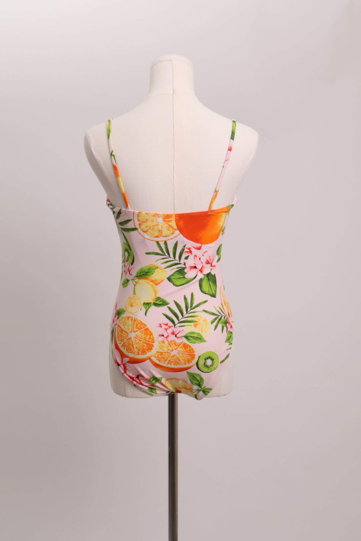Maillot une-pièce fruits tropicaux