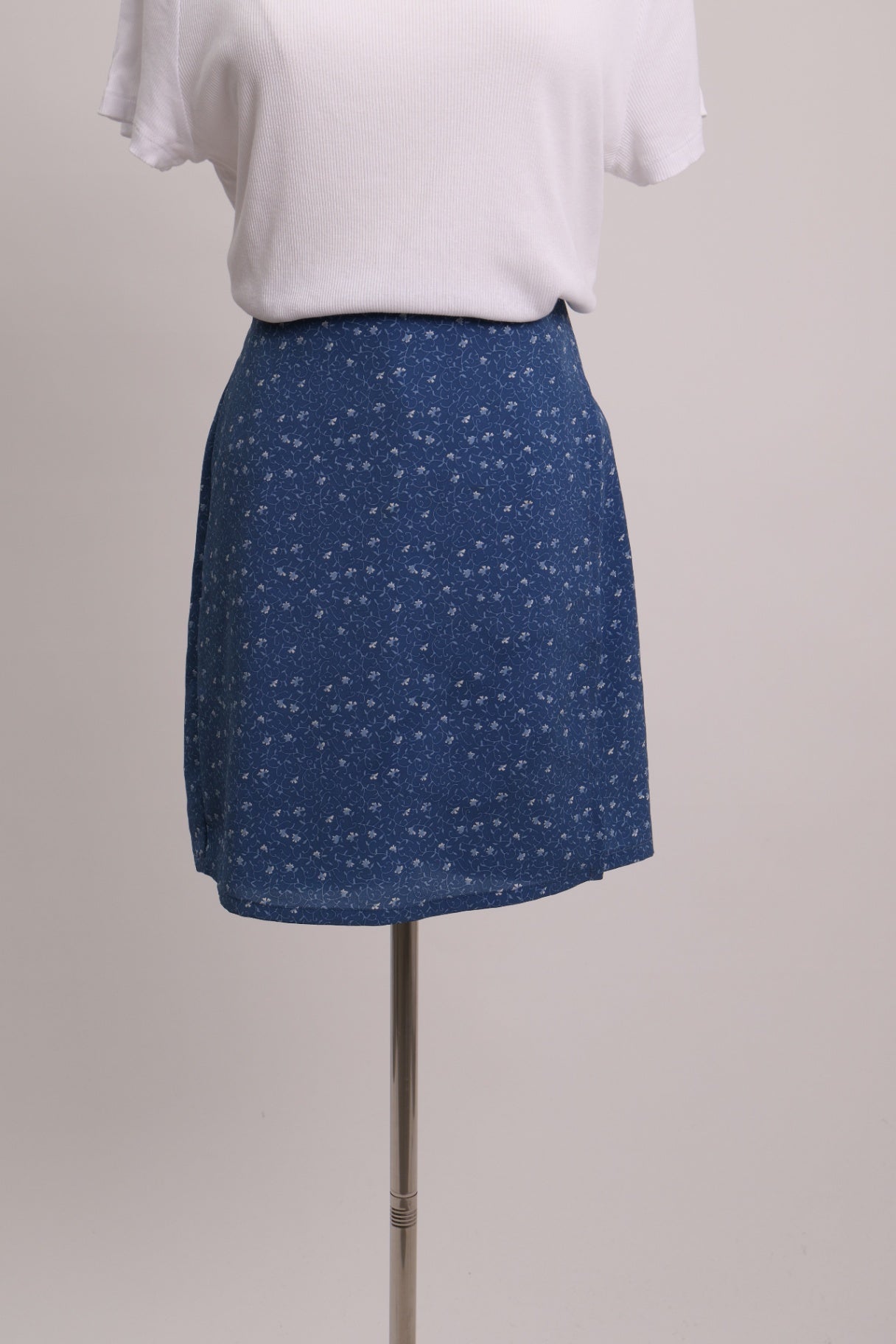 Jupe-culotte portefeuille à fleurs délicates