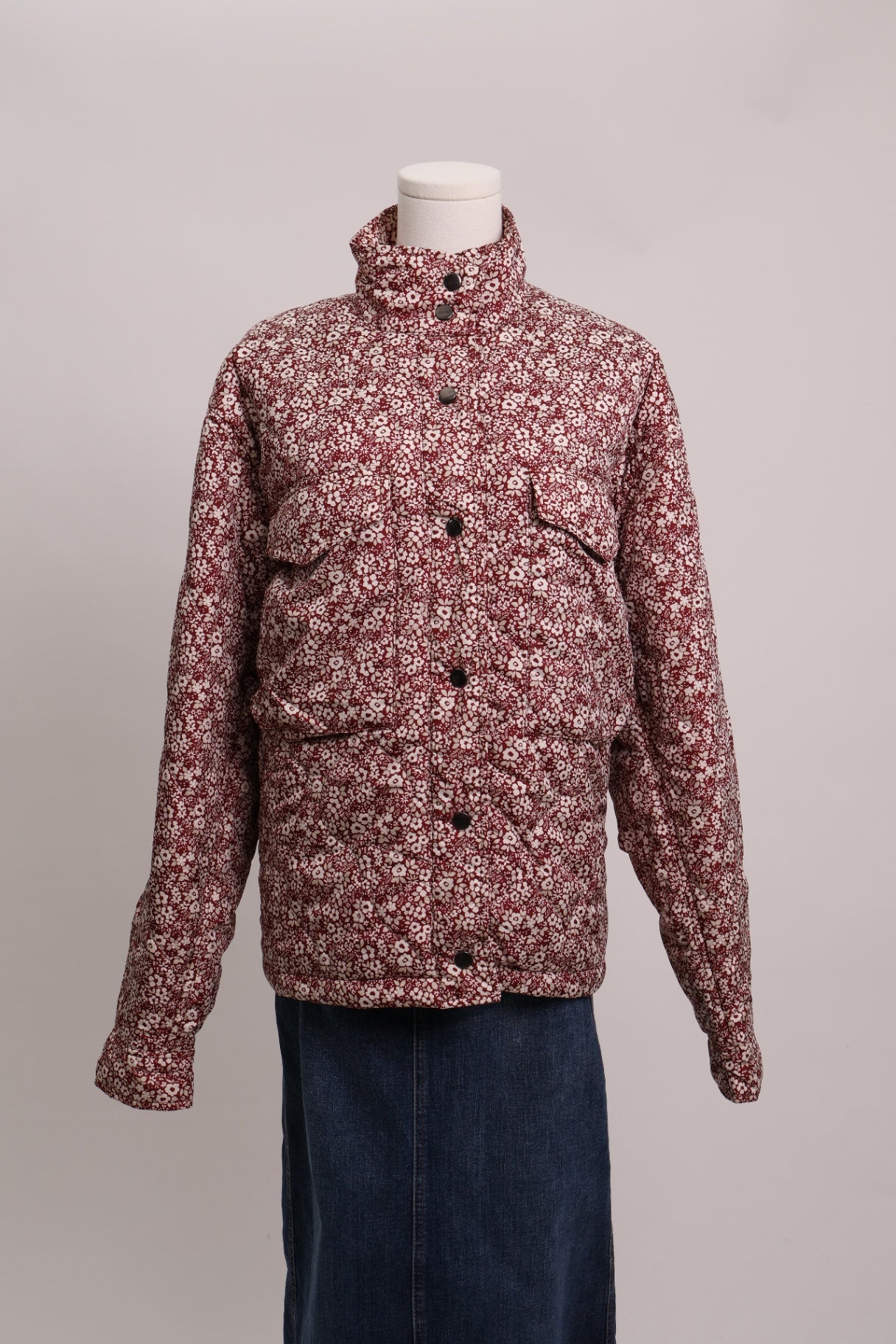 Manteau mi-saison floral