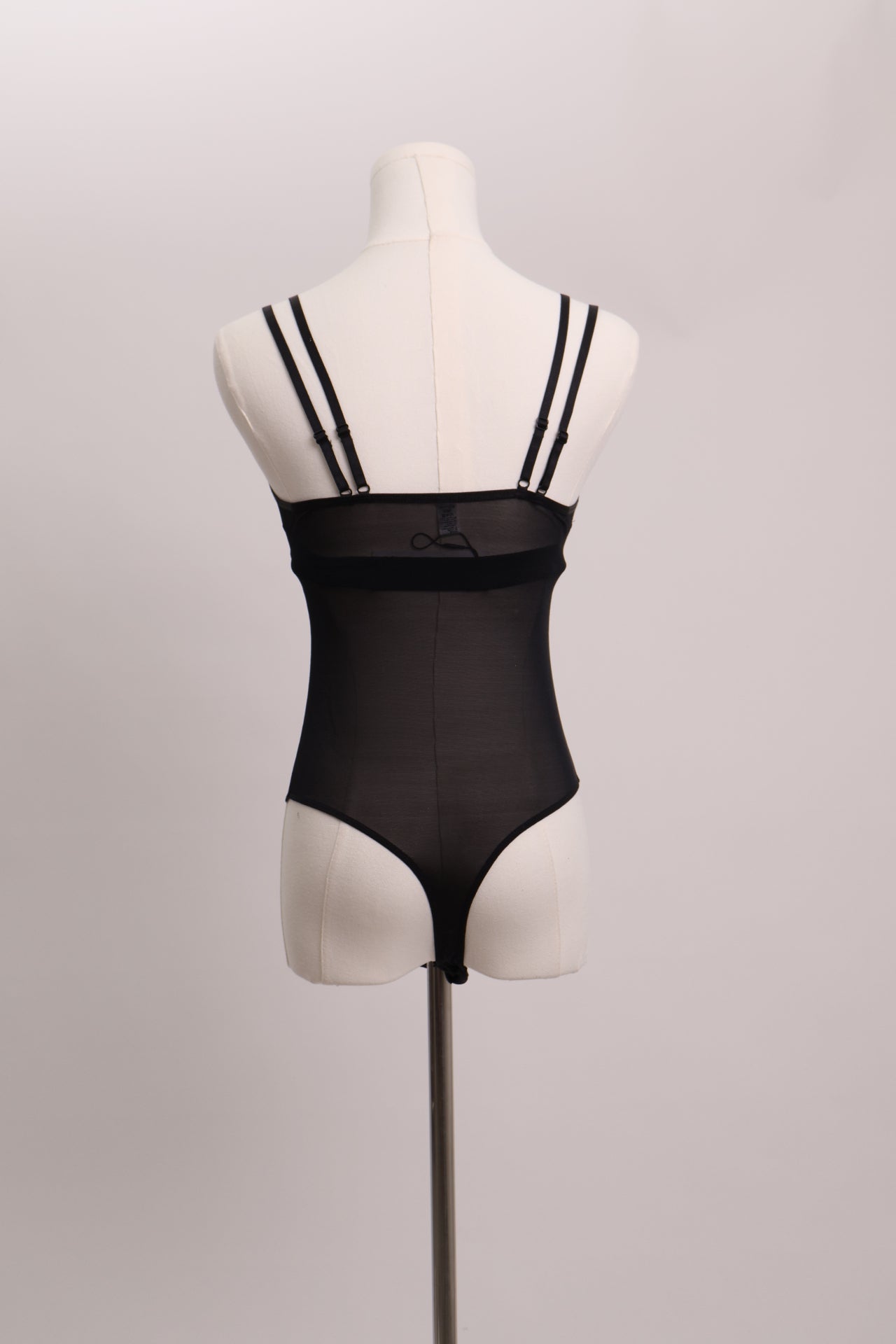 Justaucorps lingerie en tissu transparent