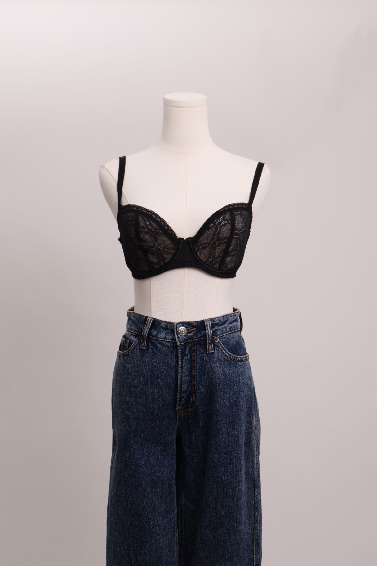 Bralette à armatures en dentelle