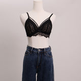 Bralette en dentelle sans armatures