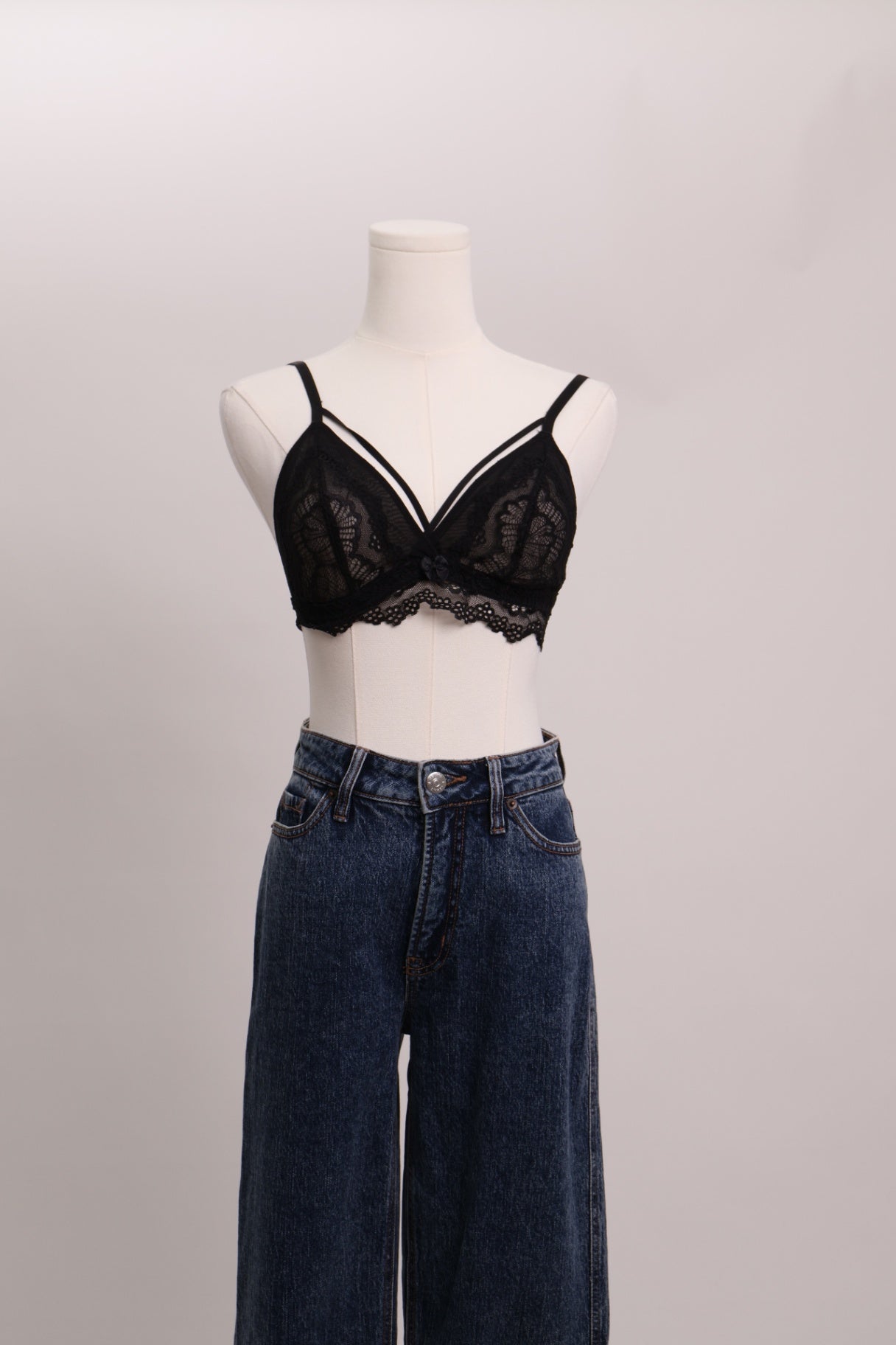 Bralette en dentelle sans armatures
