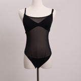 Justaucorps lingerie en tissu transparent