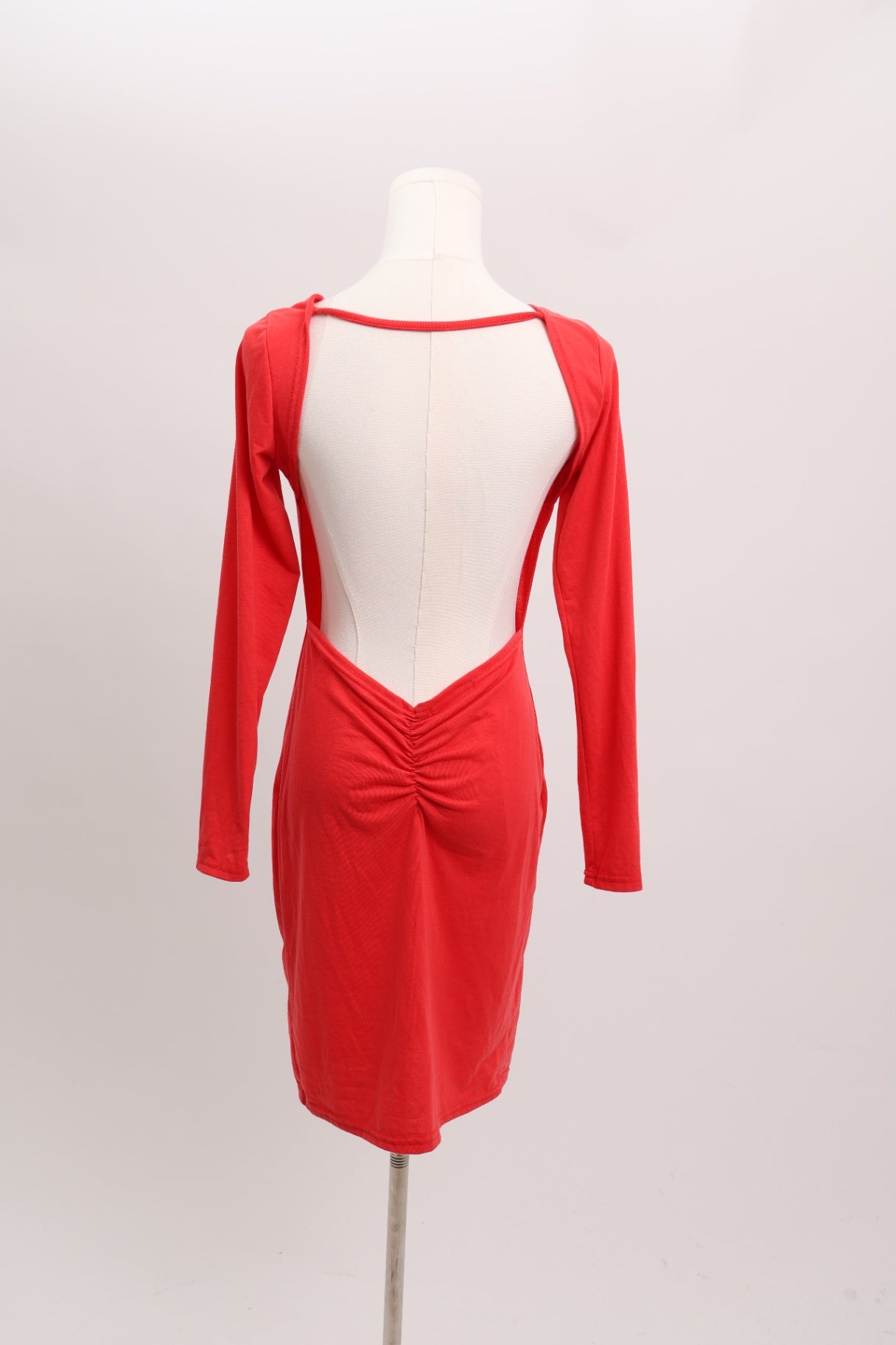 Robe midi dos ouvert