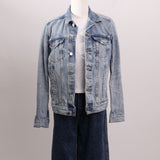 Veste en denim délavée