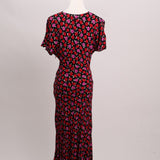 Robe maxi à fermeture éclair latérale