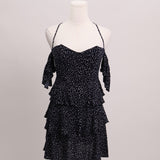 Robe courte à pois