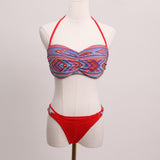 Bikini haut multi bas uni