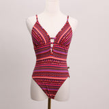 Maillot une-pièce croisé au dos