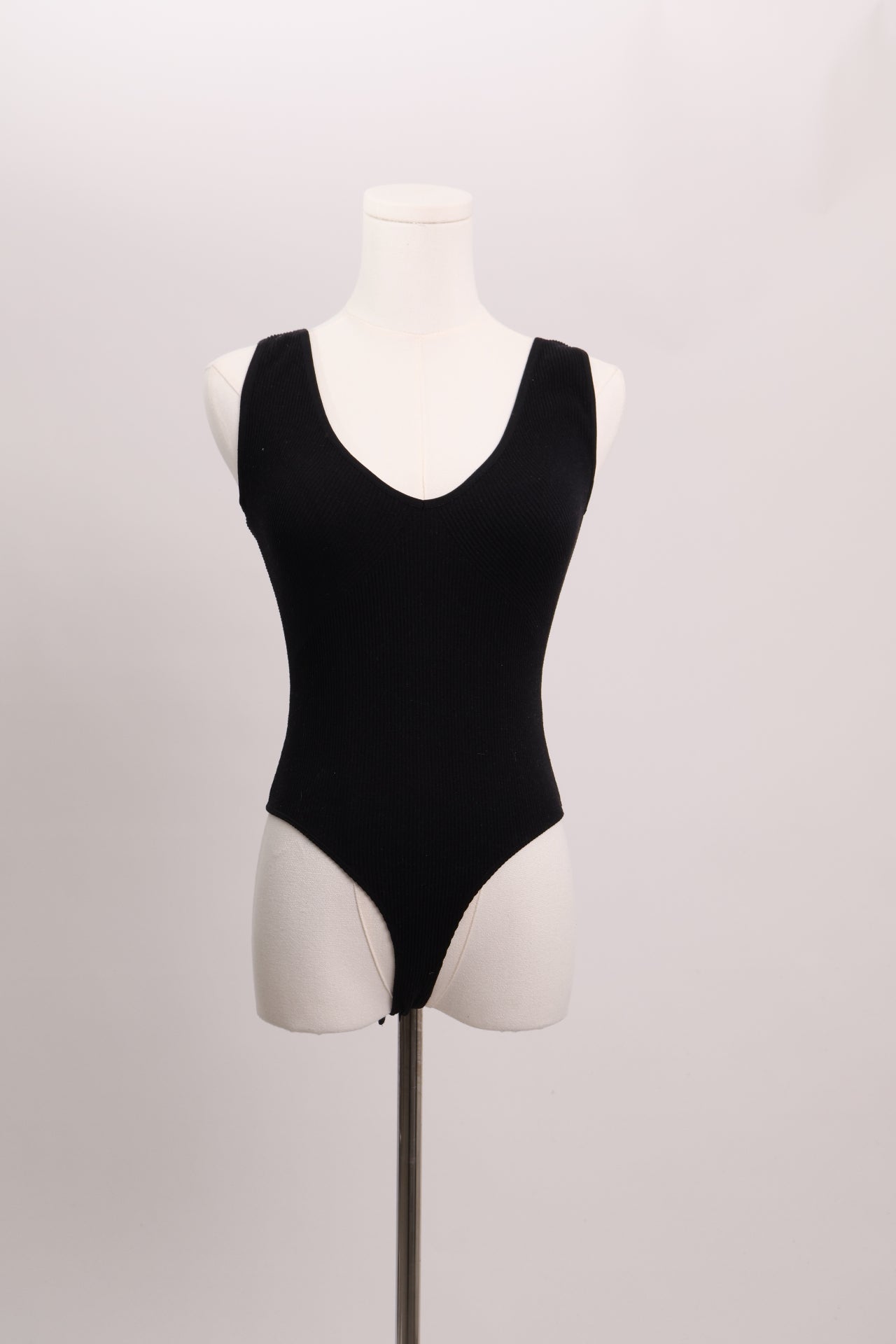 Justaucorps (bodysuit) à détails côtelés
