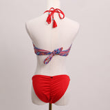 Bikini haut multi bas uni
