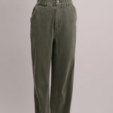 Pantalon taille haute ''barrel''