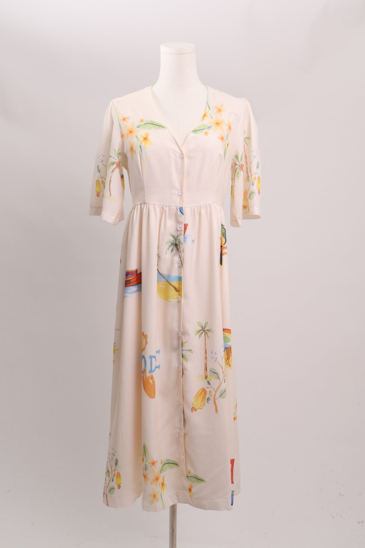 Robe d'été boutonnée