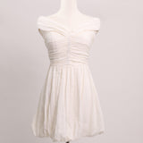 Robe courte bouffante