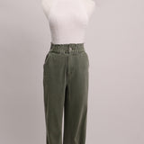 Pantalon taille haute ''barrel''