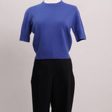 Tricot en maille douce bleu royal