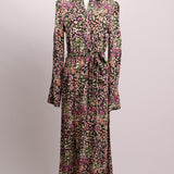 Robe longue fleurie colorée
