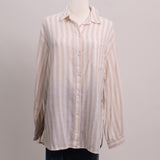 Chemise lignée effet lin style ''Boyfriend''