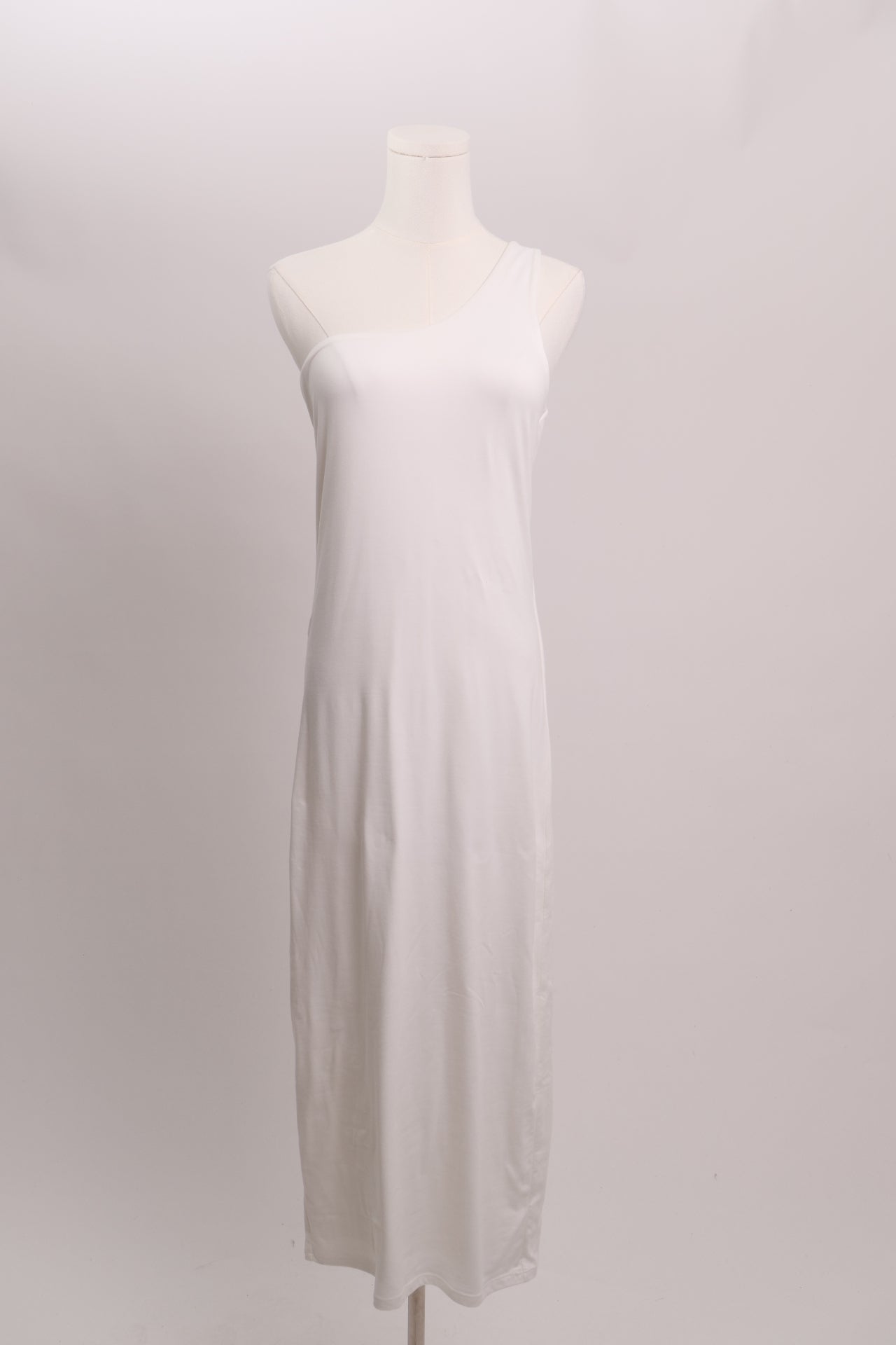 Robe longue une bretelle moulante (maternité)