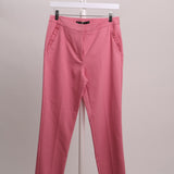 Pantalon propre ajusté rose