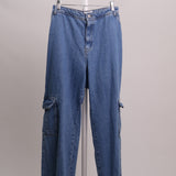 Jean cargo jambe large