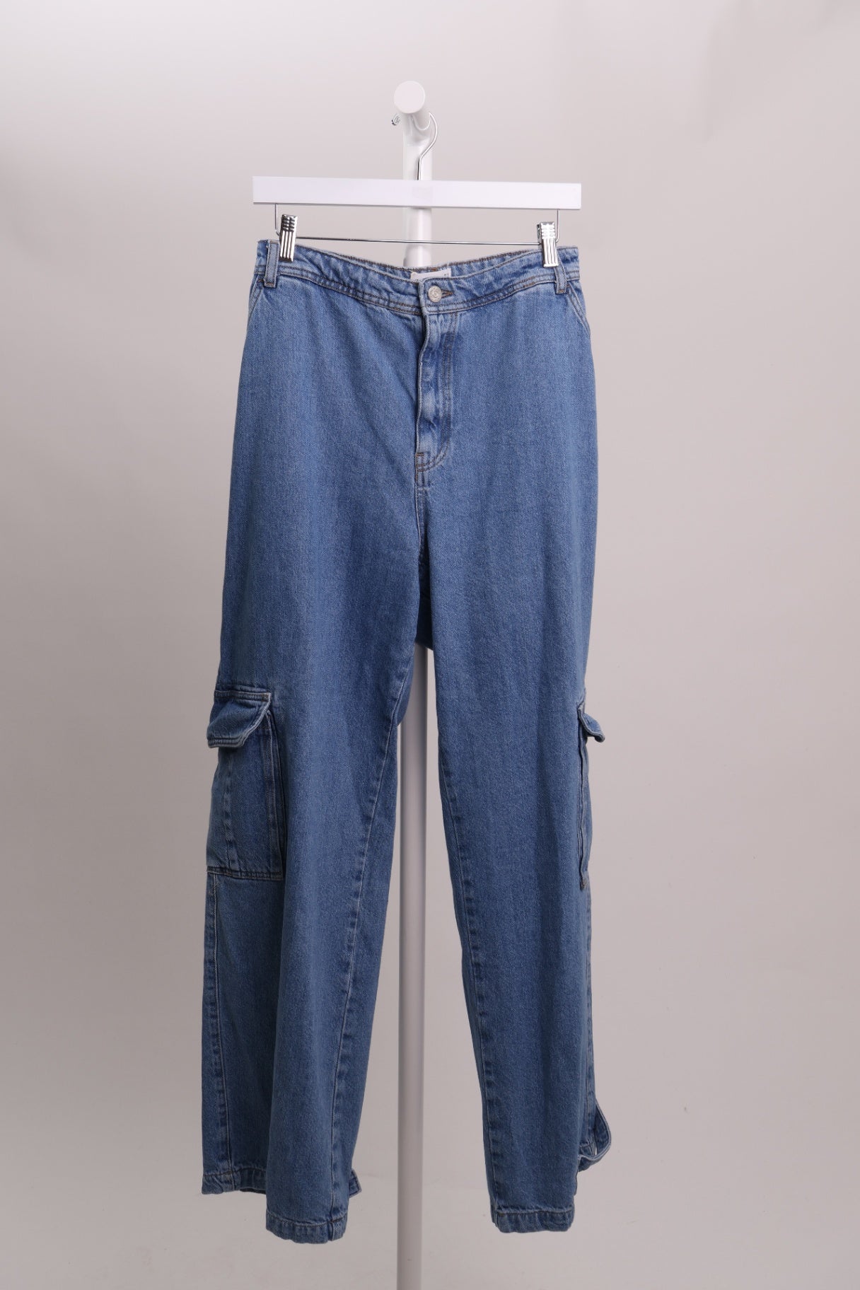Jean cargo jambe large