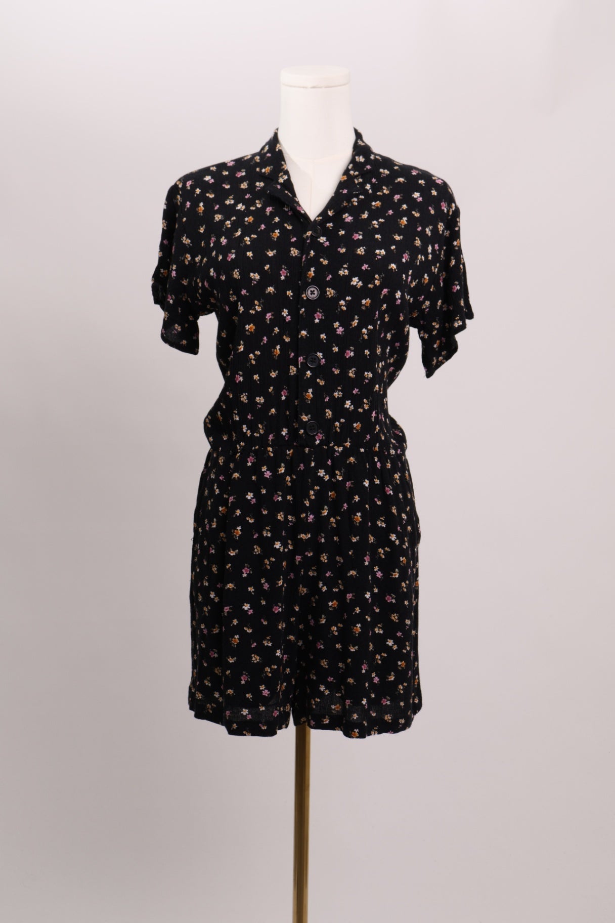 Combinaison-short à imprimé floral