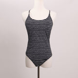 Maillot une-pièce lignée