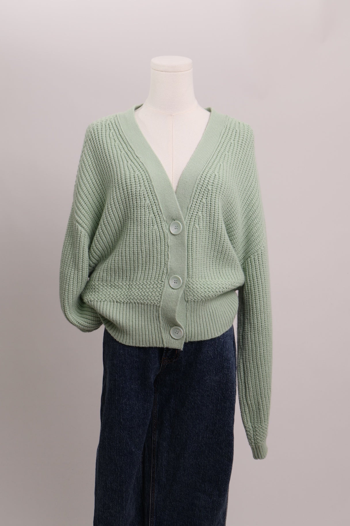 Cardigan tricot ample