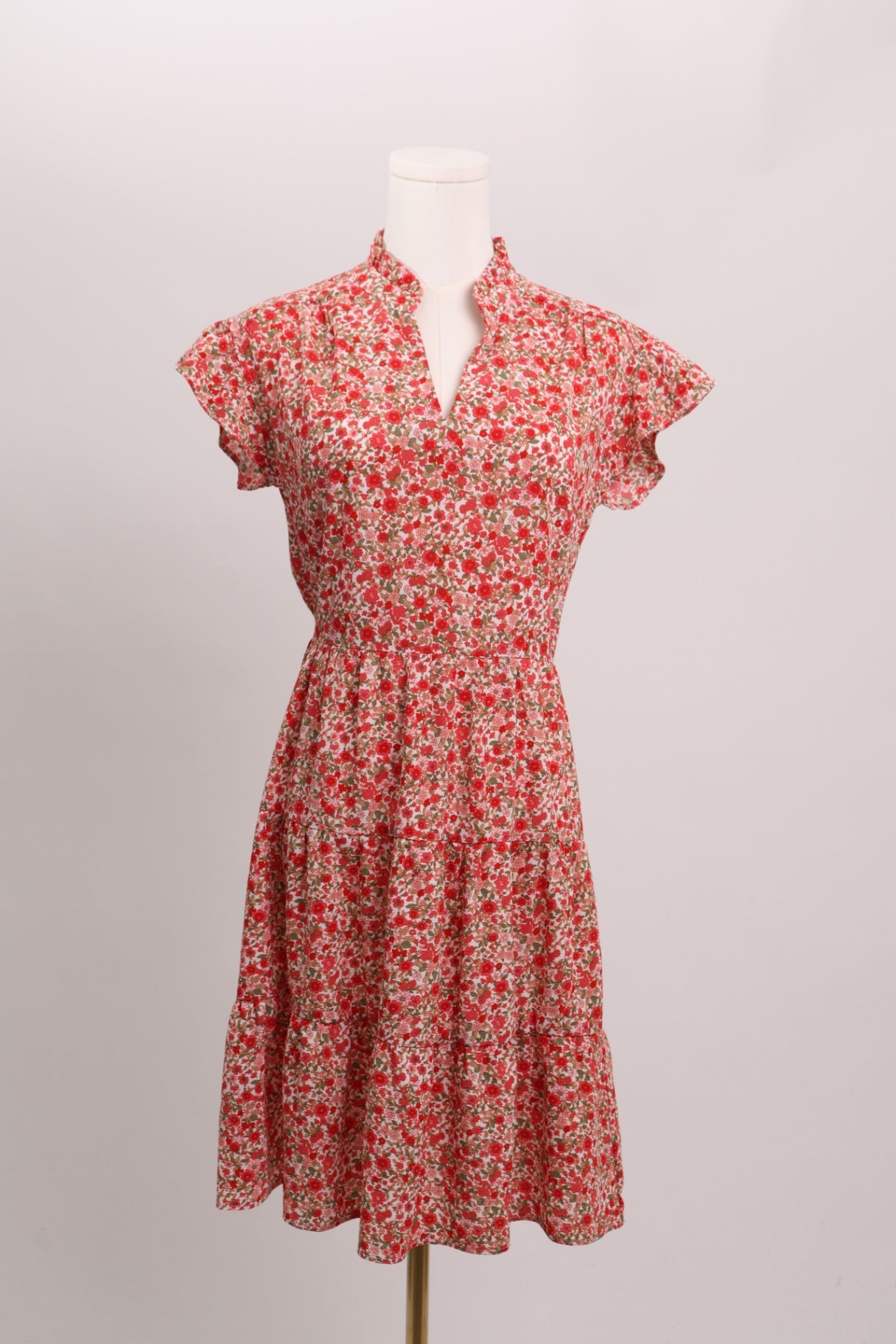 Robe midi fleurie 