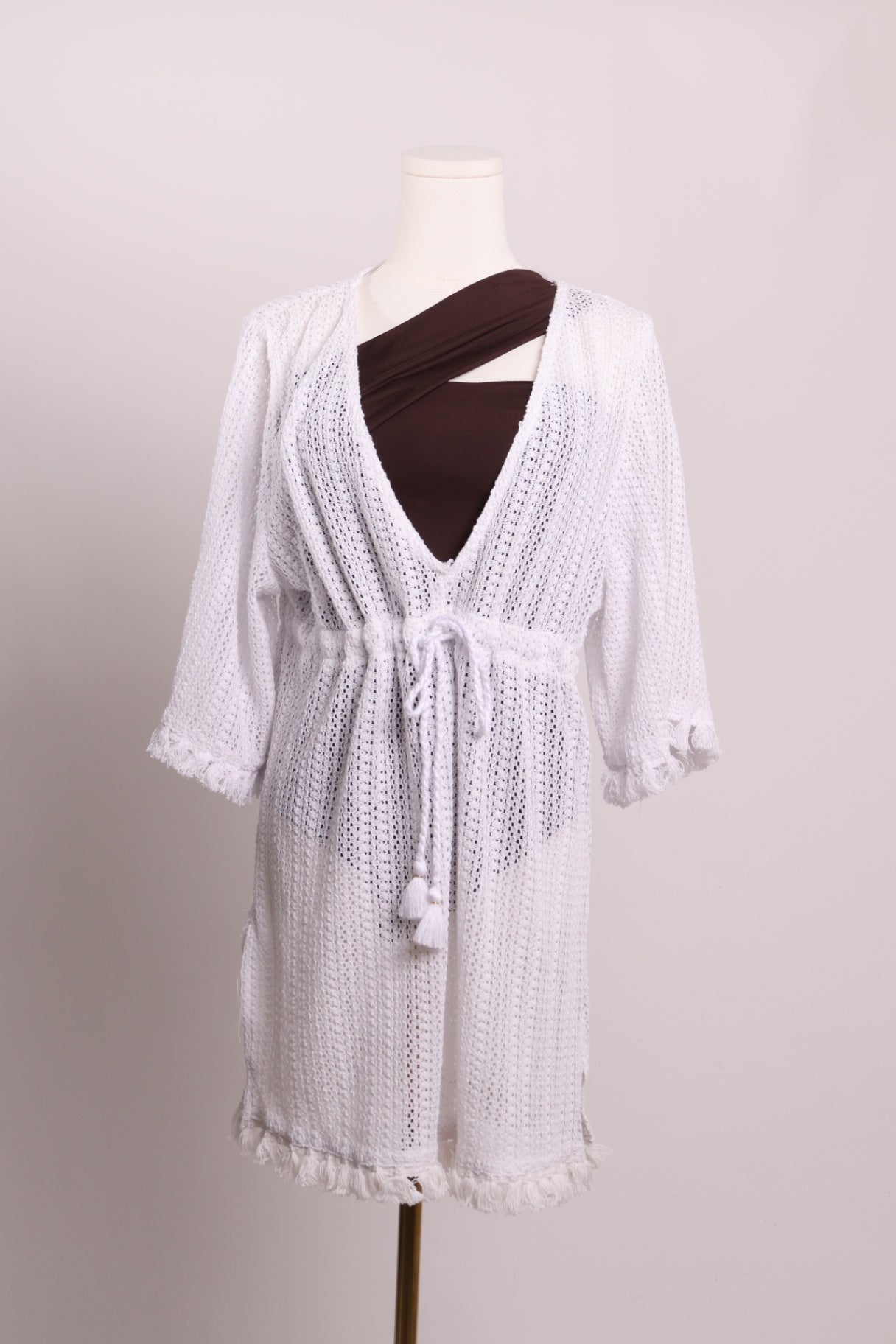 Robe crochet style plage