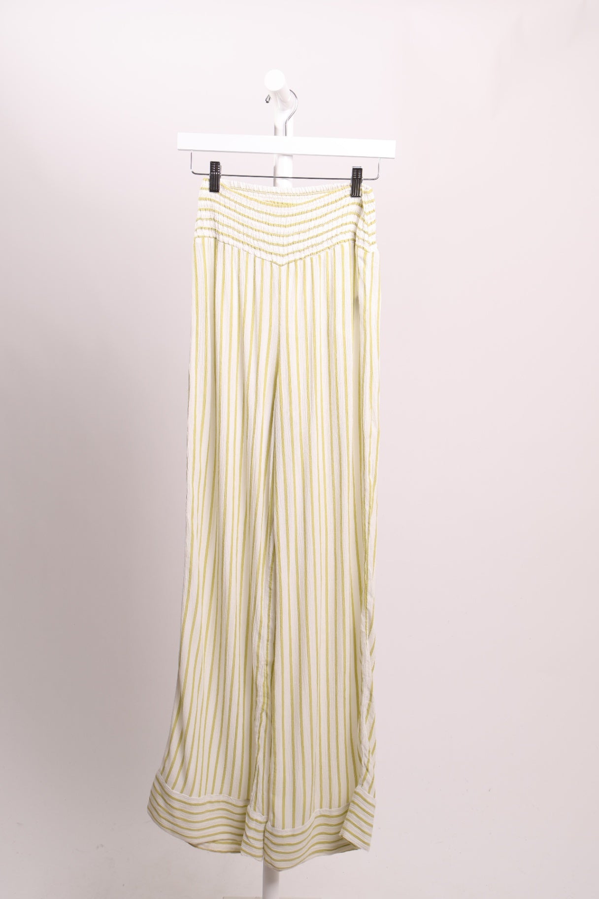 Pantalon fluide rayé
