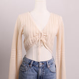 Cardigan bohème en maille légère