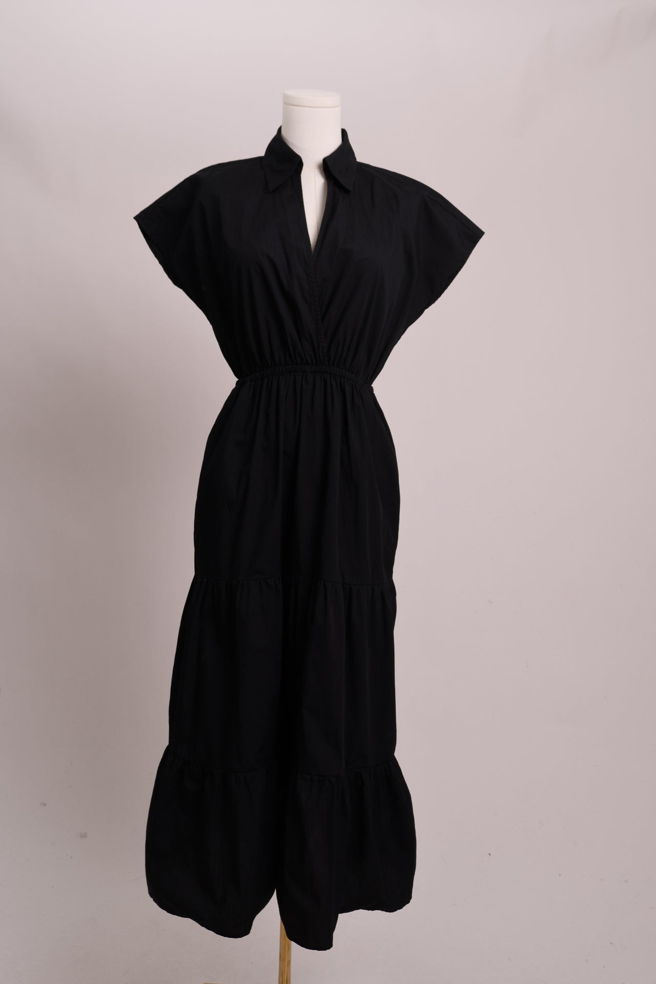 Robe longue croisée au devant