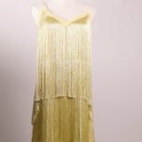 Robe mini à franges